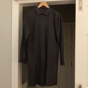 Black shirt dress fantastic material
